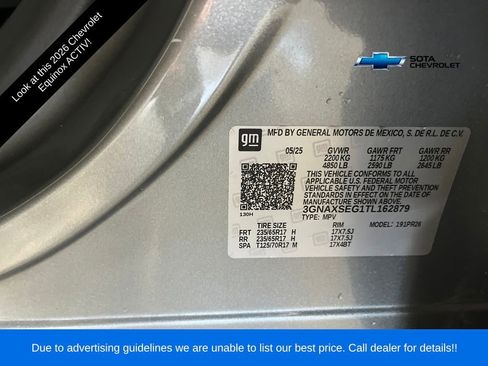 New 2026 Chevrolet Equinox ACTIV w/ LPO, Floor Liner Package image 29