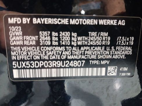 Certified 2024 BMW X3 xDrive30i w/ Premium Package AWD/4WD image 10