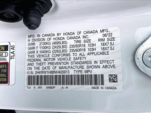 Used 2022 Honda CR-V EX-L image 19