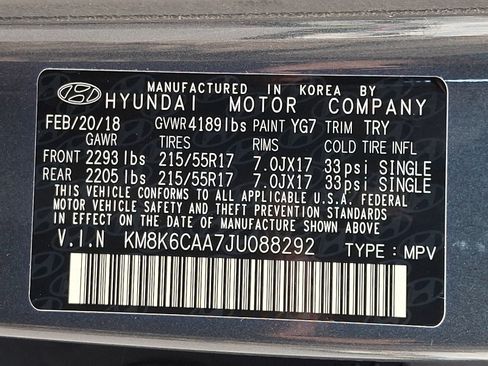 Used 2018 Hyundai Kona SEL w/ SEL Tech Package 02 AWD/4WD image 29
