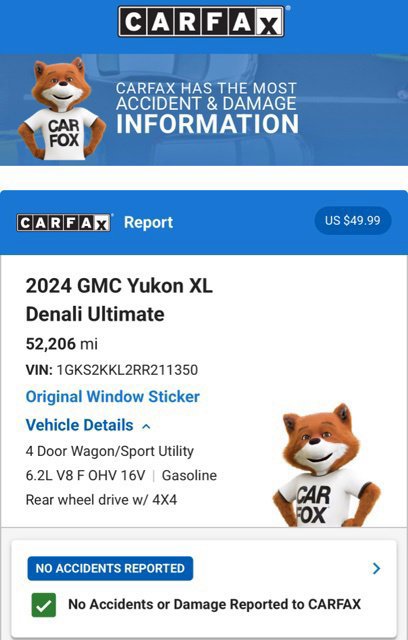 Used 2024 GMC Yukon XL Denali Ultimate AWD/4WD image 7