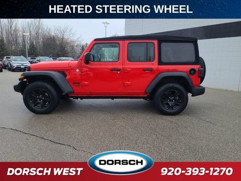 Used 2021 Jeep Wrangler Unlimited Sport AWD/4WD image 3