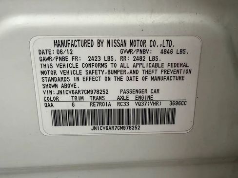 Used 2012 INFINITI G37 x Sedan w/ Premium Pkg image 26