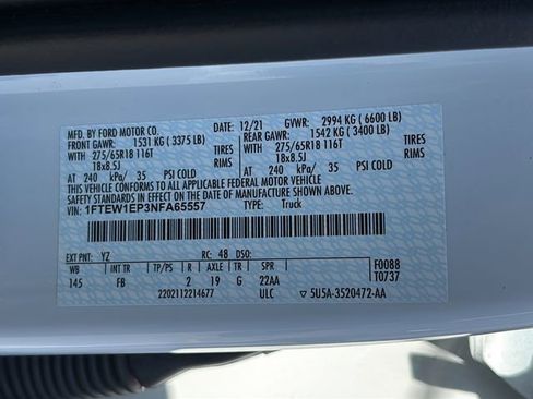 Used 2022 Ford F150 XLT w/ Equipment Group 302A High image 43