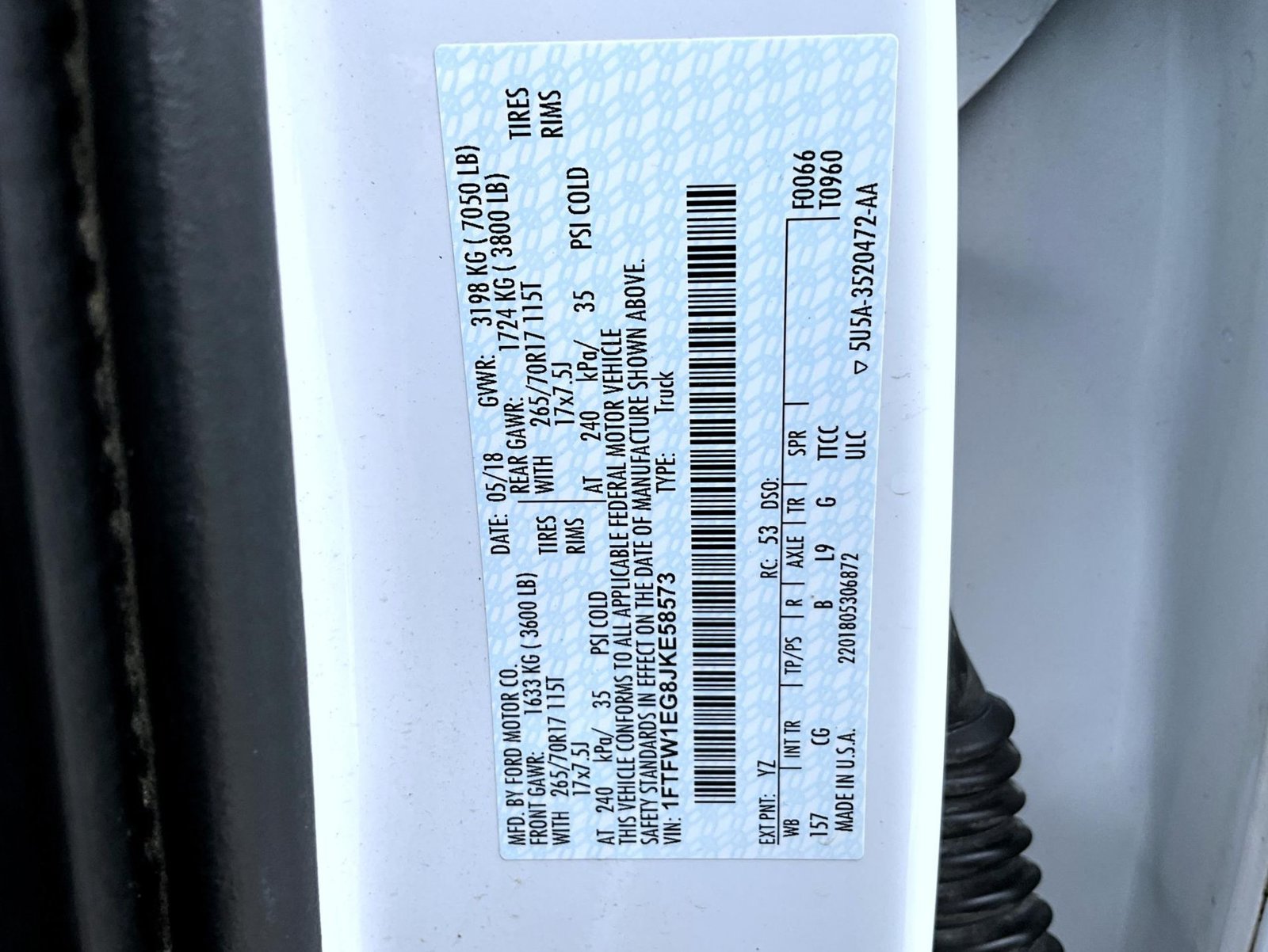 Used 2018 Ford F150 XL w/ Equipment Group 101A Mid AWD/4WD image 27