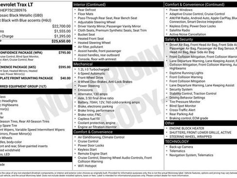 Used 2025 Chevrolet Trax LT w/ Driver Confidence Package FWD image 4