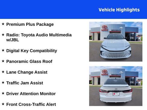 Used 2025 Toyota Camry XSE w/ Premium Plus Package image 4