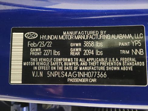 Used 2022 Hyundai Elantra SEL w/ Convenience Package FWD image 33