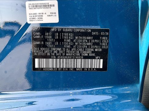 New 2026 Subaru Crosstrek 2.5i Wilderness AWD/4WD image 12