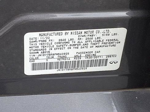 Certified 2023 INFINITI Q50 Luxe w/ Cargo Package image 27