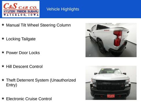 Used 2019 Chevrolet Silverado 1500 Custom Trail Boss w/ Custom Convenience Package AWD/4WD image 19