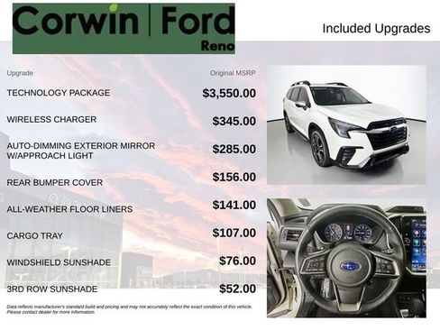Used 2023 Subaru Ascent Limited w/ Technology Package AWD/4WD image 3