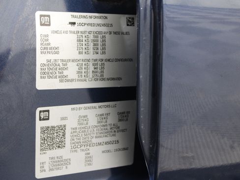 Used 2021 Chevrolet Silverado 1500 LT Trail Boss image 36