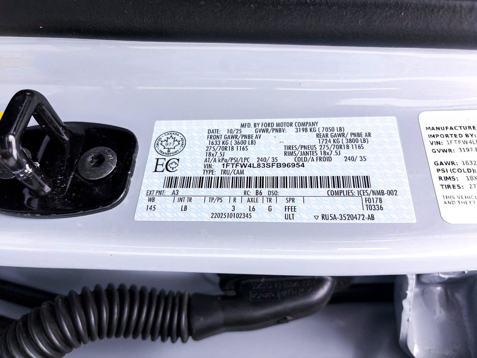Used 2025 Ford F150 Tremor w/ Bed Utility Package AWD/4WD image 45