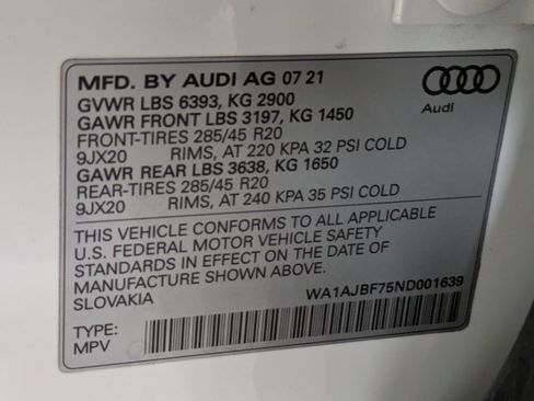 Used 2022 Audi Q7 2.0T Premium w/ Convenience Package AWD/4WD image 28