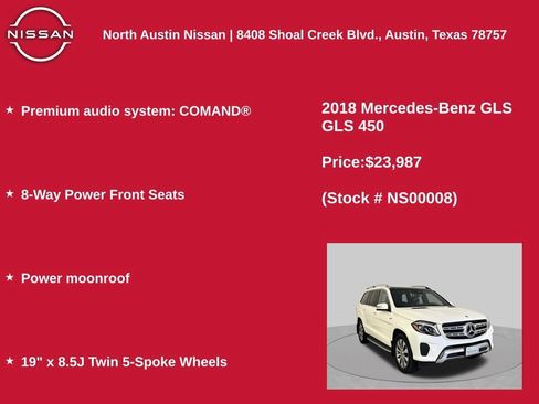 Used 2018 Mercedes-Benz GLS 450 4MATIC image 11