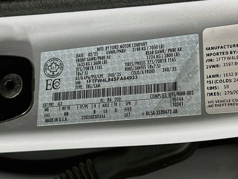 Used 2025 Ford F150 Tremor w/ Equipment Group 402A High AWD/4WD image 35