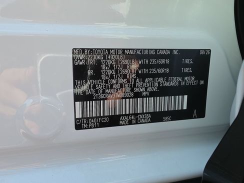 Used 2026 Toyota RAV4 SE w/ Convenience Package AWD/4WD image 15
