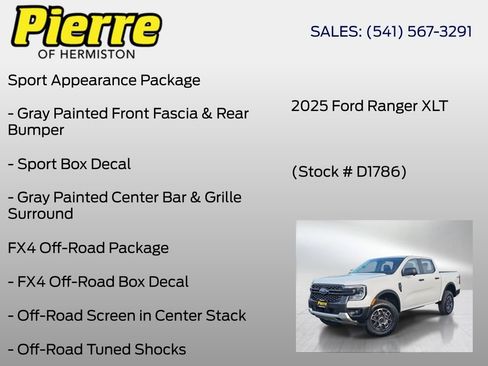 New 2025 Ford Ranger XLT w/ FX4 Off-Road Package AWD/4WD image 12