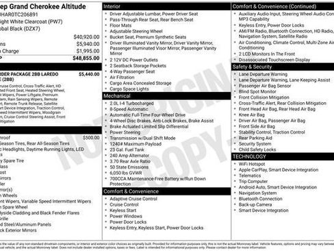 New 2026 Jeep Grand Cherokee Altitude AWD/4WD image 5