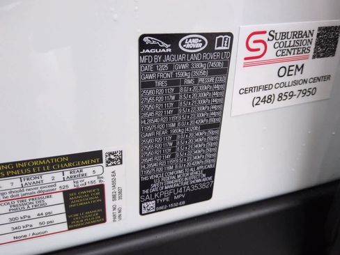 New 2026 Land Rover Range Rover Long Wheelbase SE image 33