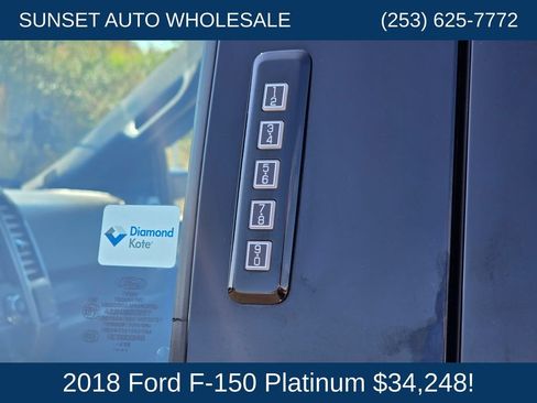 Used 2018 Ford F150 Platinum w/ Max Trailer Tow Package AWD/4WD image 22