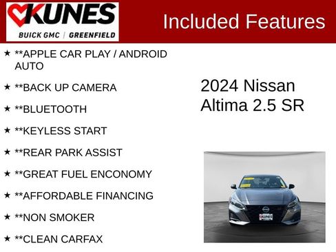 Used 2024 Nissan Altima 2.5 SR FWD image 2