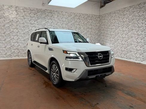 Used 2023 Nissan Armada SL w/ Captain's Chairs Package RWD image 1