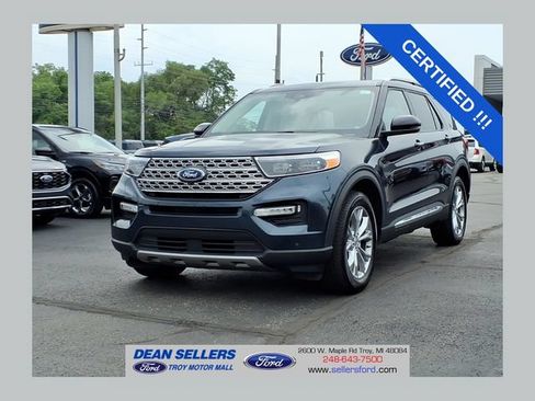 Certified 2024 Ford Explorer Limited w/ Limited Technology Package AWD/4WD image 1