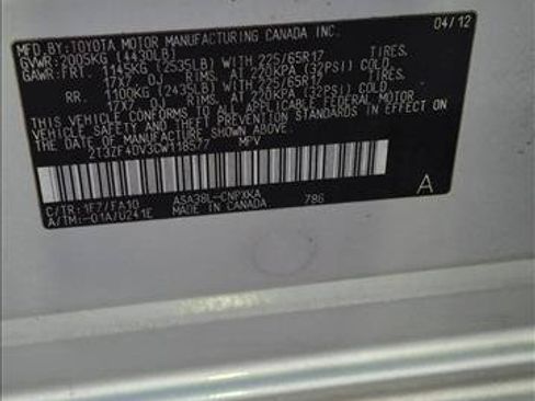 Used 2012 Toyota RAV4 FWD w/ Upgrade Value Pkg image 21