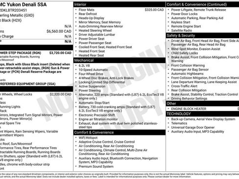 Used 2026 GMC Yukon Denali w/ Sun & Power Step Package AWD/4WD image 17