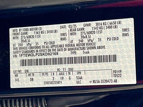 Used 2025 Ford F150 STX w/ STX Black Appearance Package AWD/4WD image 30