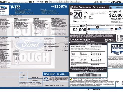 Certified 2021 Ford F150 XLT w/ Equipment Group 302A High AWD/4WD image 12