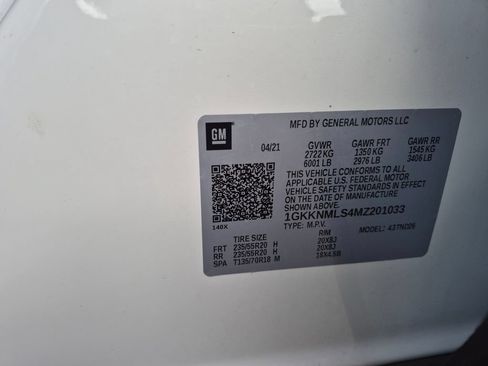 Used 2021 GMC Acadia SLT w/ Technology Package FWD image 6