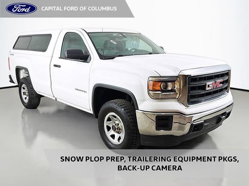Used 2015 GMC Sierra 1500 4x4 Regular Cab w/ Snow Plow Prep Package image 1