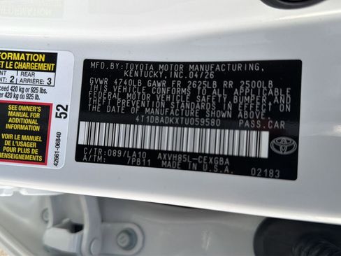 New 2026 Toyota Camry XLE AWD/4WD image 36