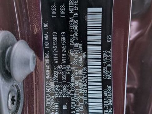 Certified 2019 Toyota Highlander Limited image 27