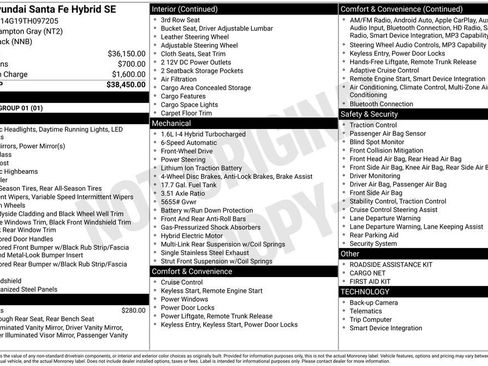 New 2026 Hyundai Santa Fe SE image 28