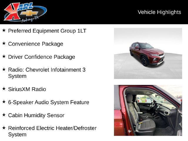 Used 2023 Chevrolet TrailBlazer LT w/ Convenience Package FWD image 2