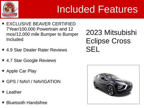 Used 2023 Mitsubishi Eclipse Cross SEL AWD/4WD image 4