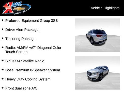 Certified 2017 GMC Acadia SLE w/ Driver Alert Package I AWD/4WD image 2