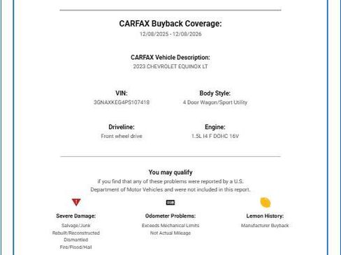 Used 2023 Chevrolet Equinox LT image 53