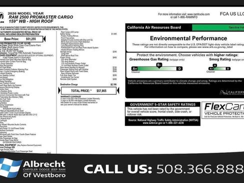 New 2026 RAM ProMaster 2500 w/ Safety Group FWD image 13