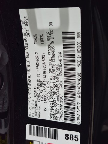 Used 2022 Toyota Tacoma TRD Sport w/ Technology Package RWD image 21