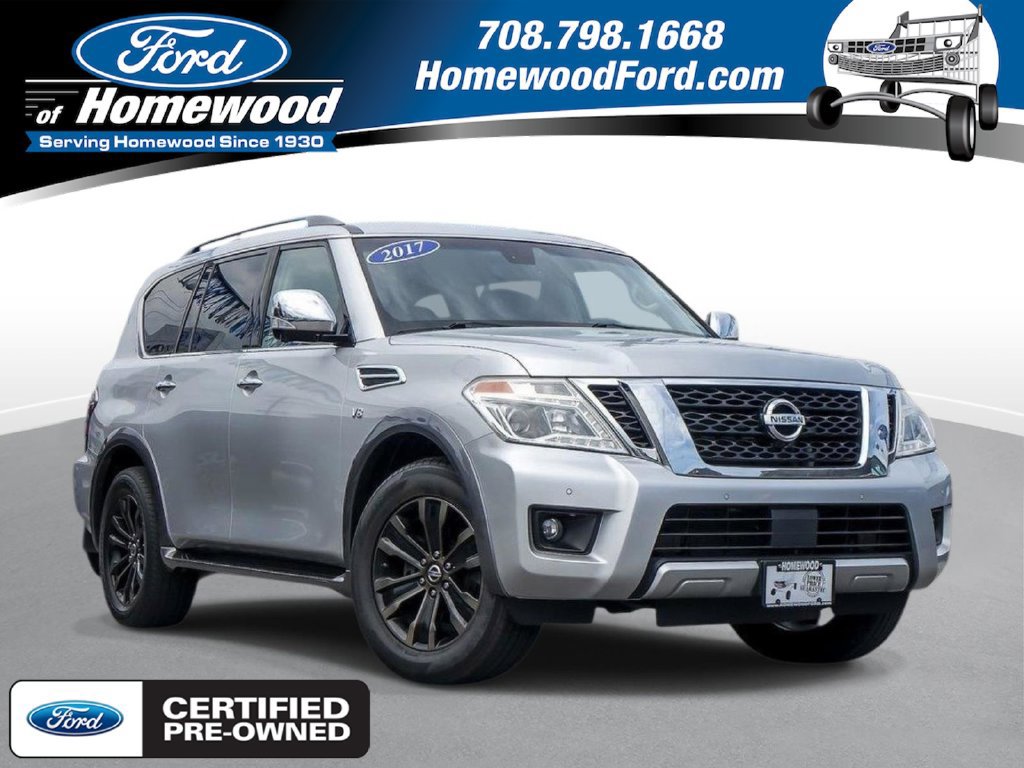 Used 2017 Nissan Armada Platinum w/ Captain Seat Package AWD/4WD image 1
