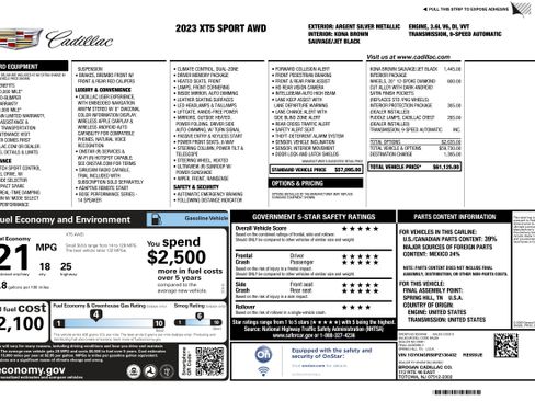 Used 2023 Cadillac XT5 Sportv image 2