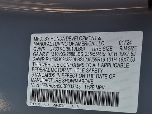 Used 2024 Honda Odyssey Elite image 29