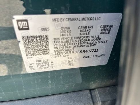 Used 2025 Chevrolet Tahoe RST w/ Comfort Package RWD image 12