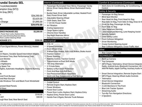 Used 2022 Hyundai Sonata SEL w/ Convenience Package FWD image 6