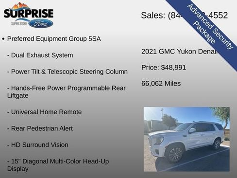 Used 2021 GMC Yukon Denali w/ Denali Ultimate Package AWD/4WD image 15